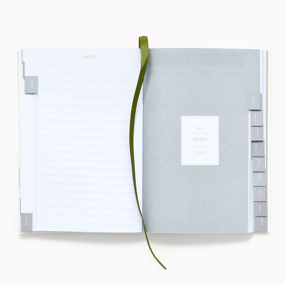 2025-2026 Paper Source Romantic Greenery Weekly Pocket Planner