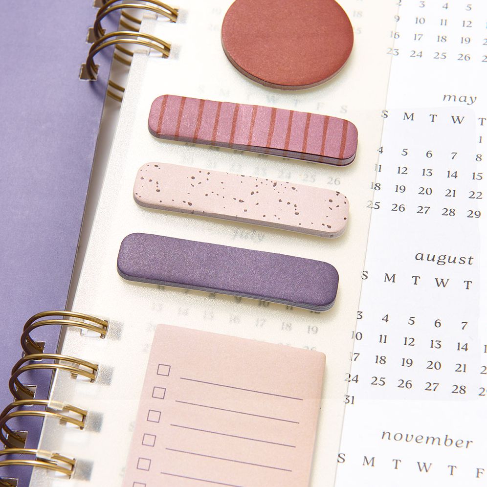 2025-2026 Paper Source Speckle Stripe Weekly Desk Planner