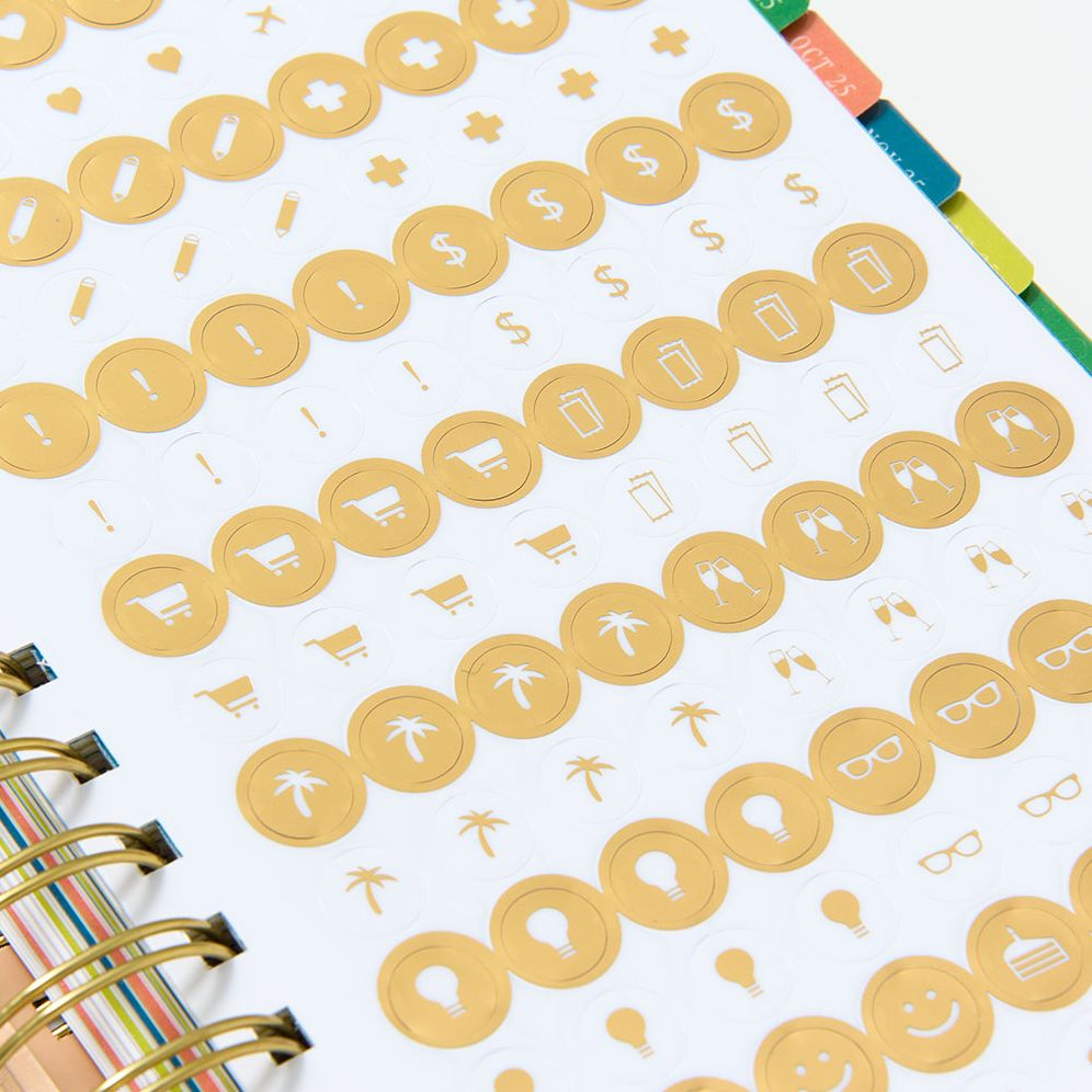 2025-2026 Paper Source Romantic Greenery Daily Planner