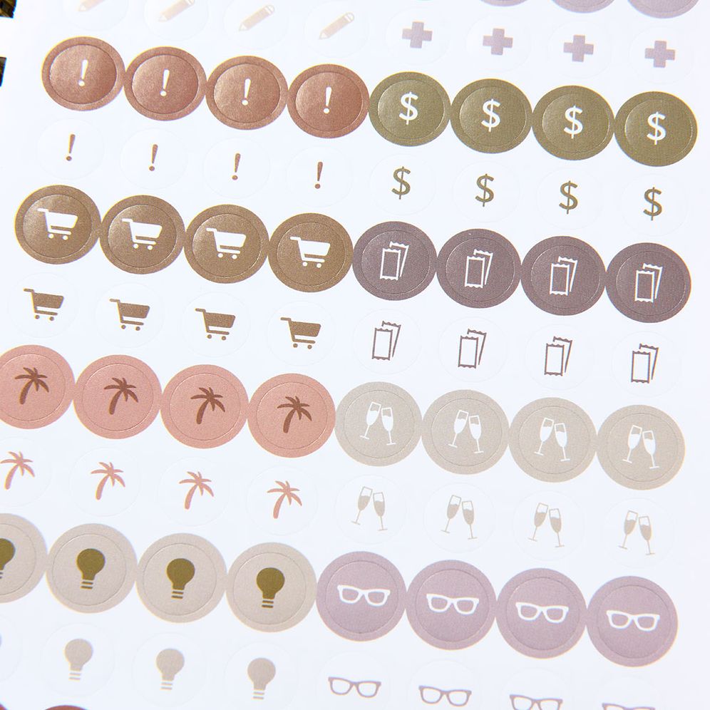 2025-2026 Paper Source B+W Minimalist Daily Planner