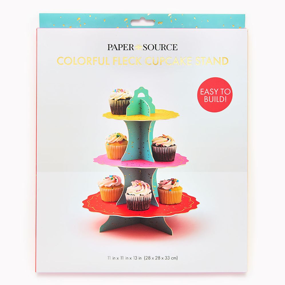 Colorful Fleck Cupcake Stand
