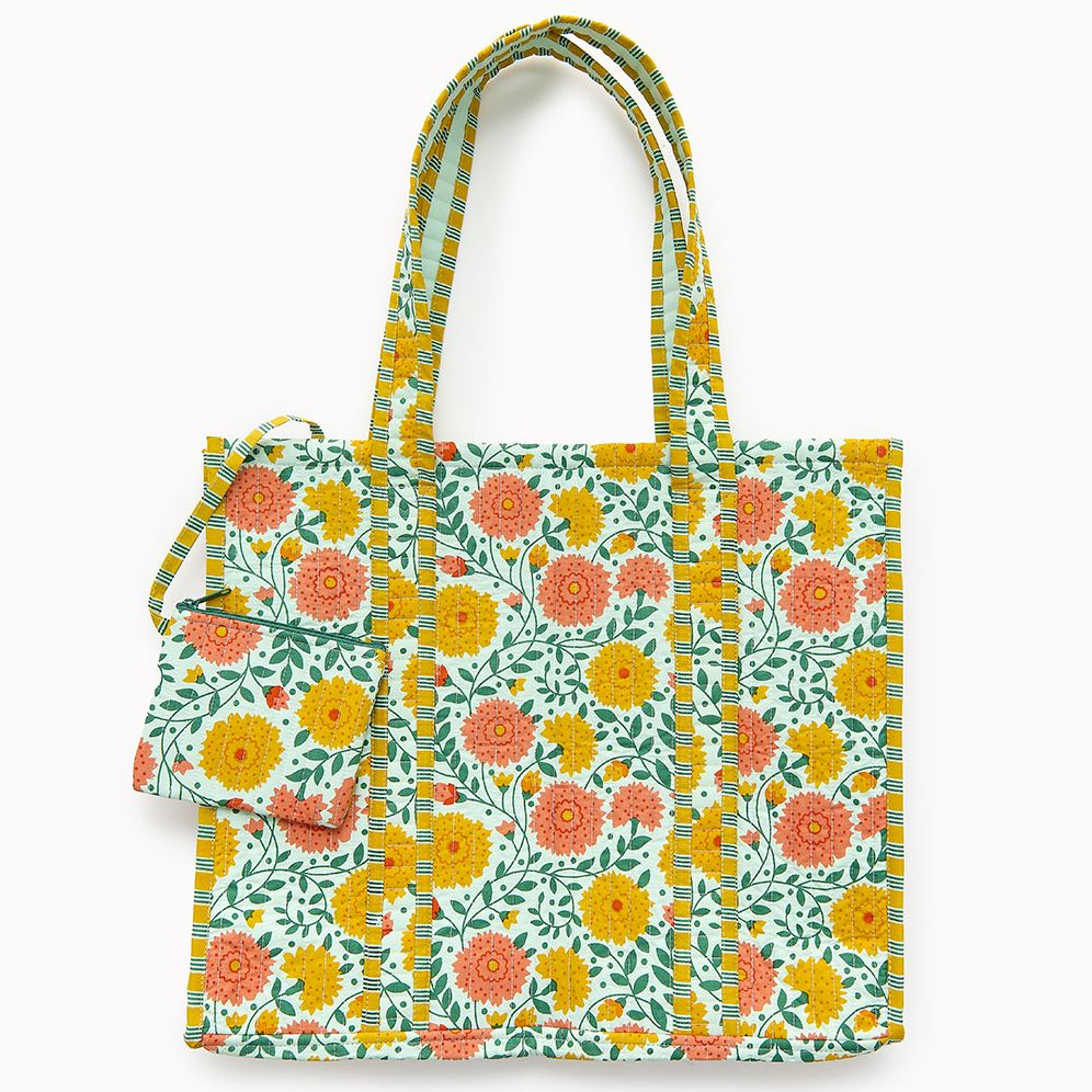 Multi Pattern Quilt Tote Paper Source