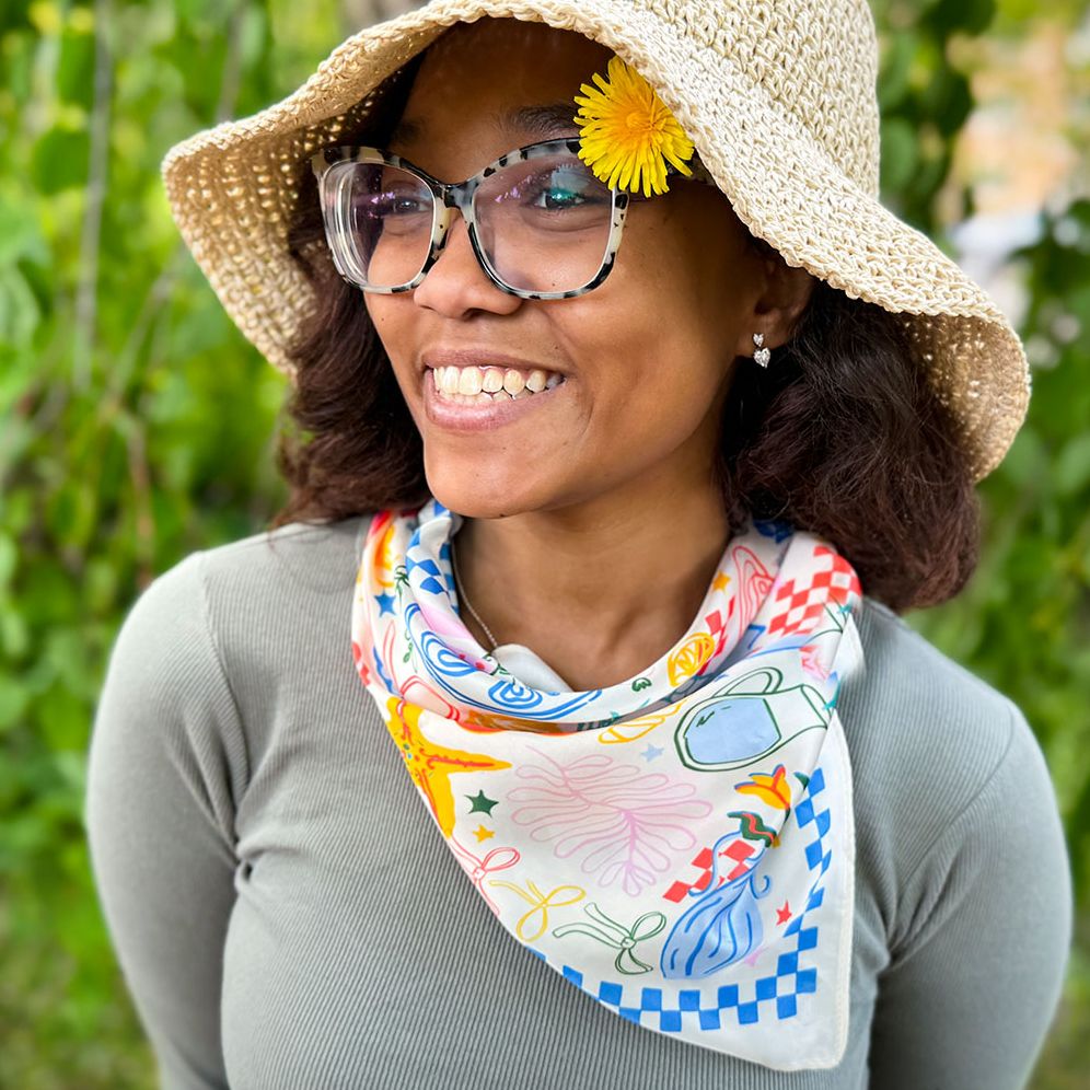 Coastal Satin Scarf