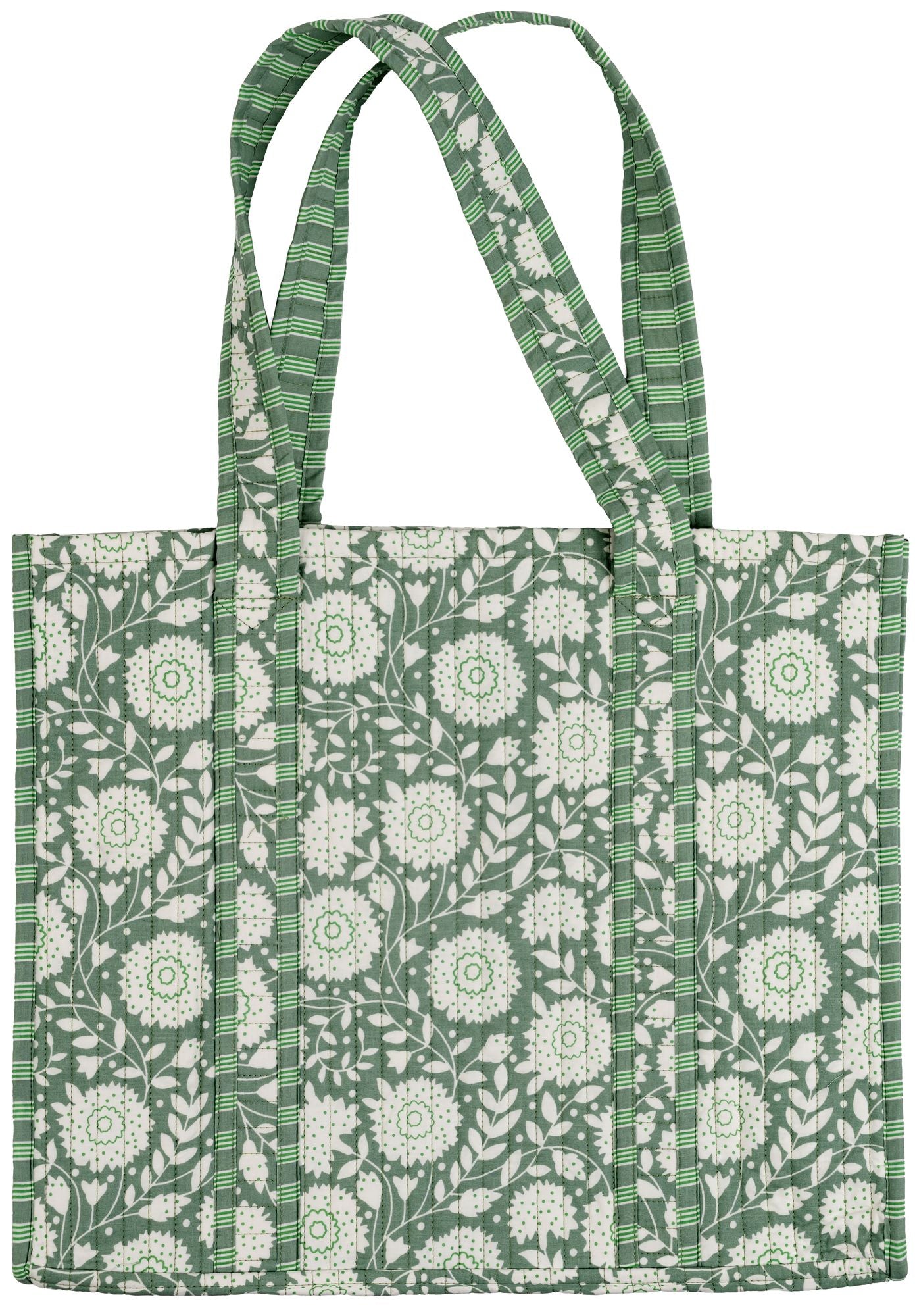 Quilt Tote- Green