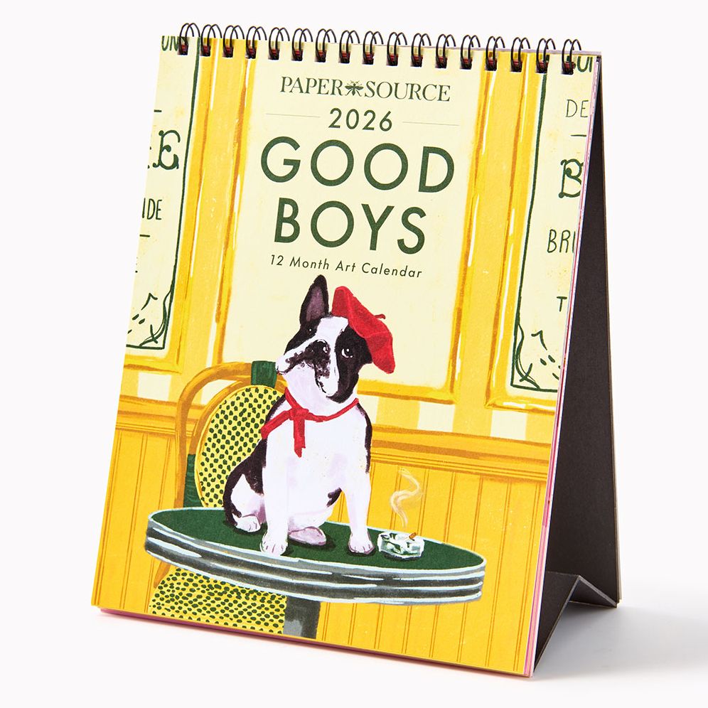 2026 Paper Source Good Boys Desk Easel