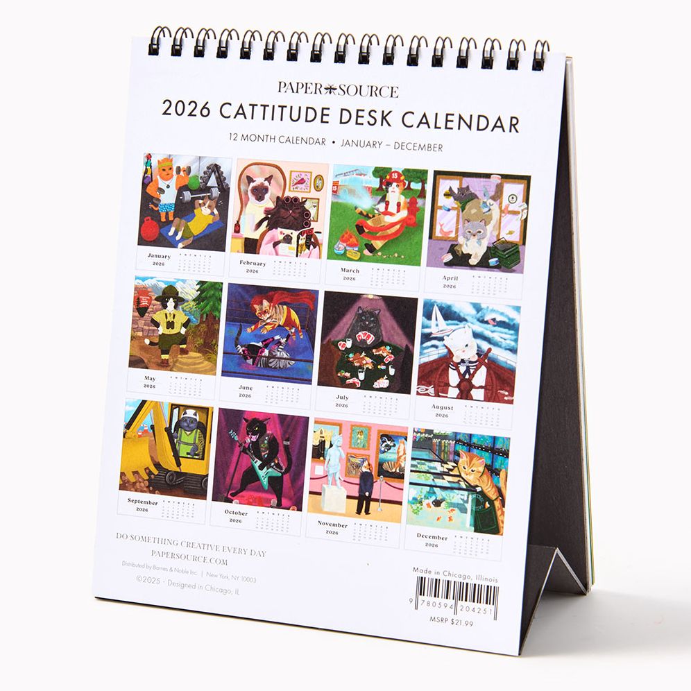 2025 Paper Source Catitude Desk Easel