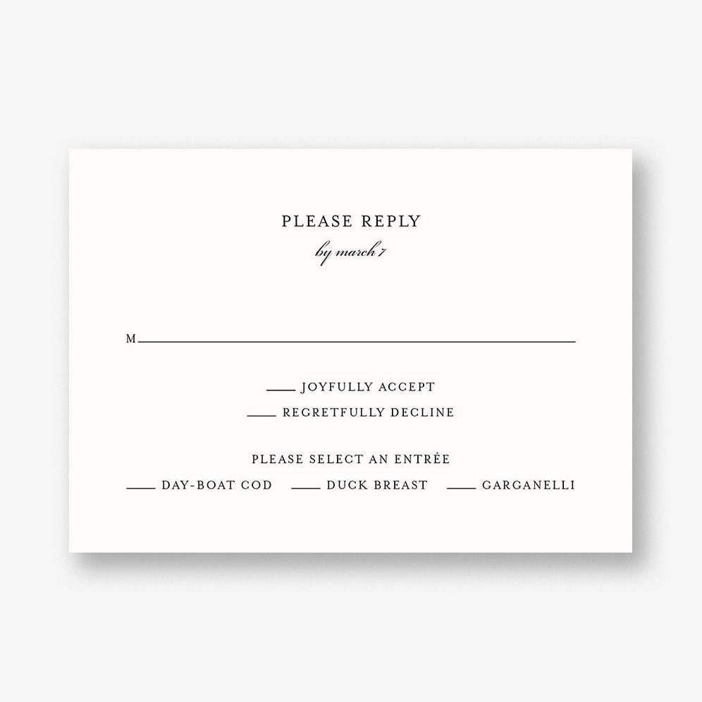 Flowering Mimosa Response Card | Paper Source, image size:996x996