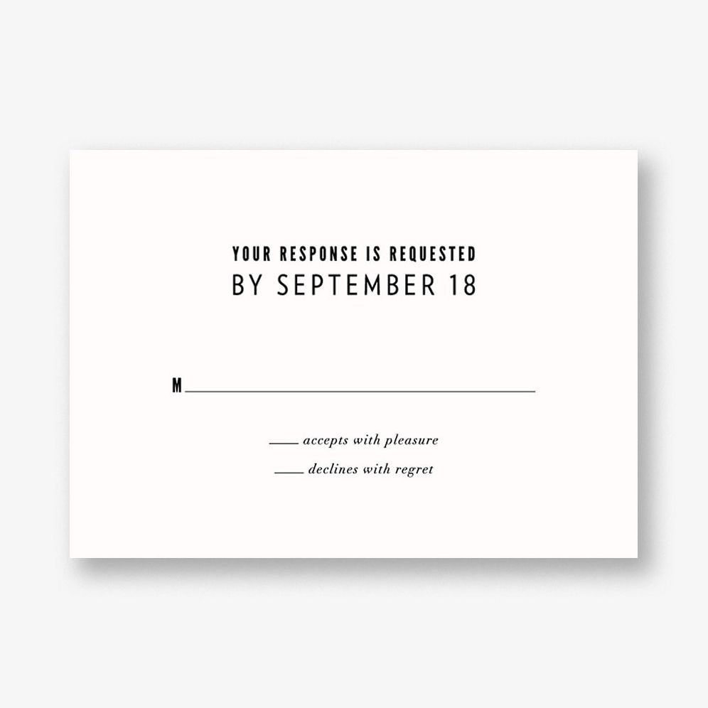 Lanai Floral Response Card