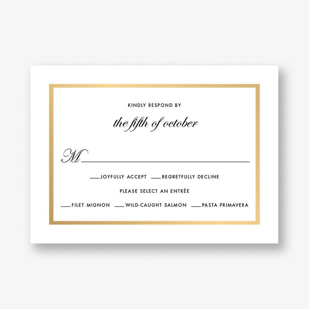 Josephine Baker Foil Response Card