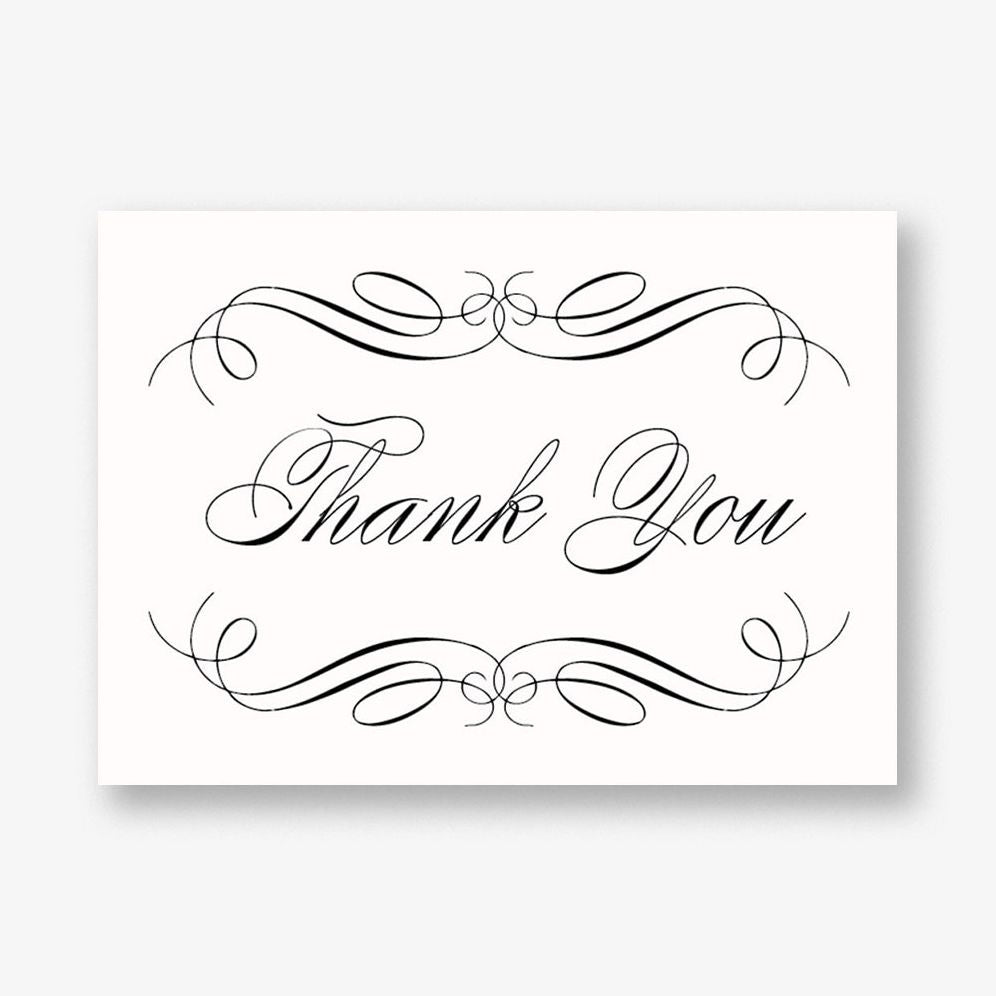 Calligraphy Flourish Stationery