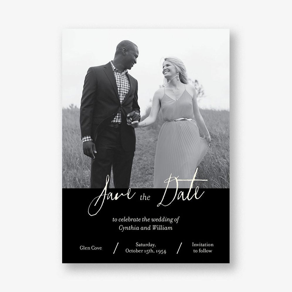Romantic Photo Save the Date