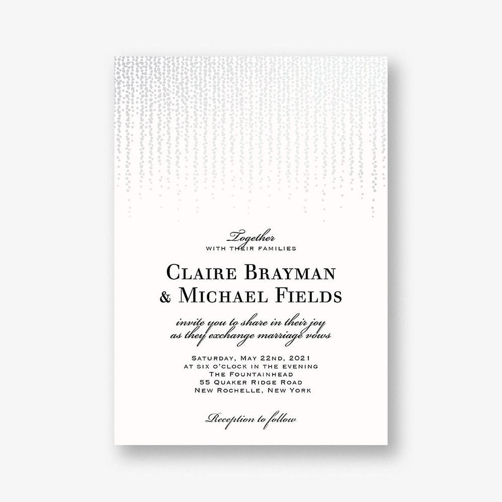 Chandelier Wedding Invitation