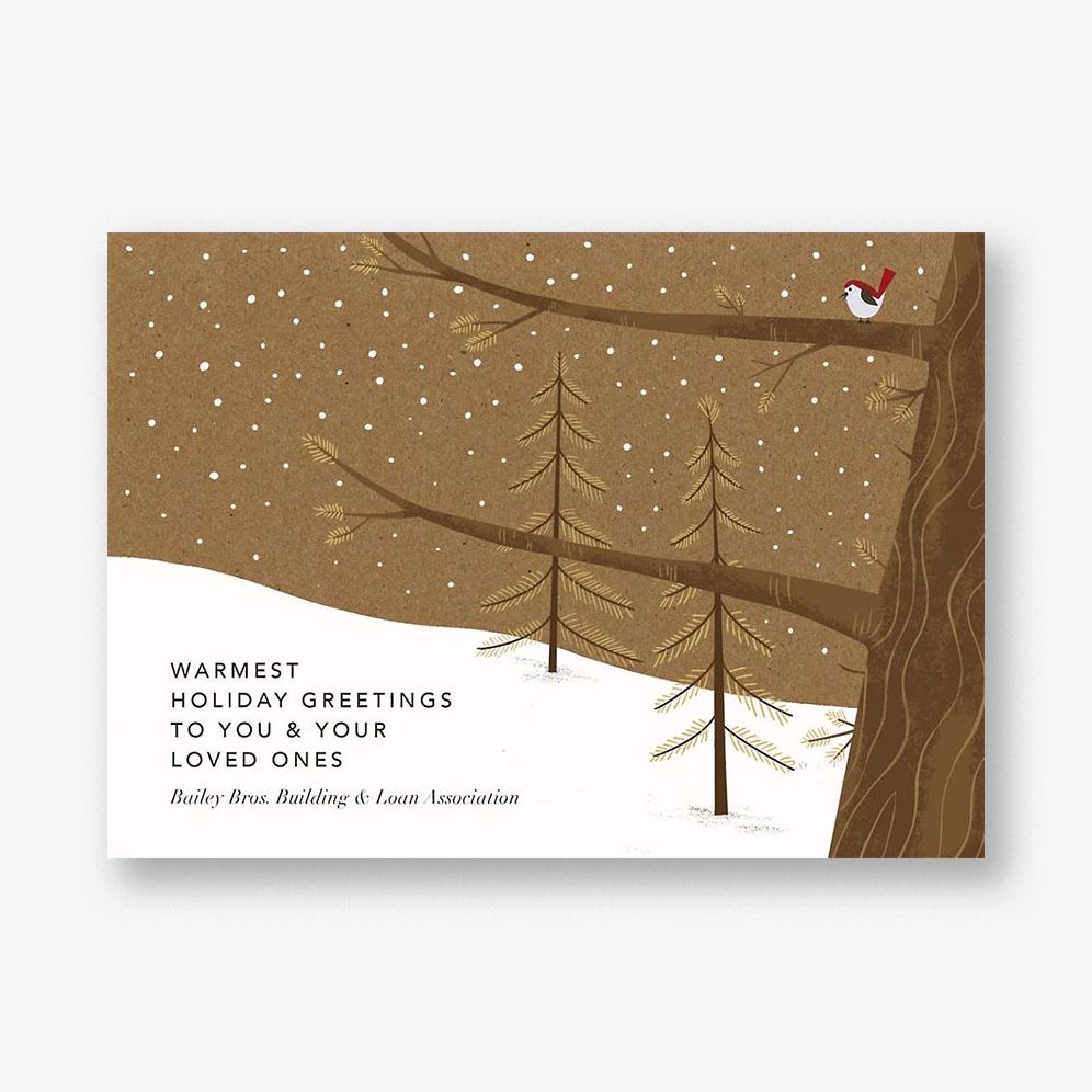 Holiday Songbird Photo Card