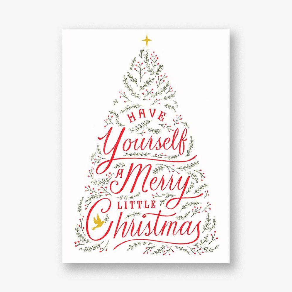 Written in Tinsel Card
