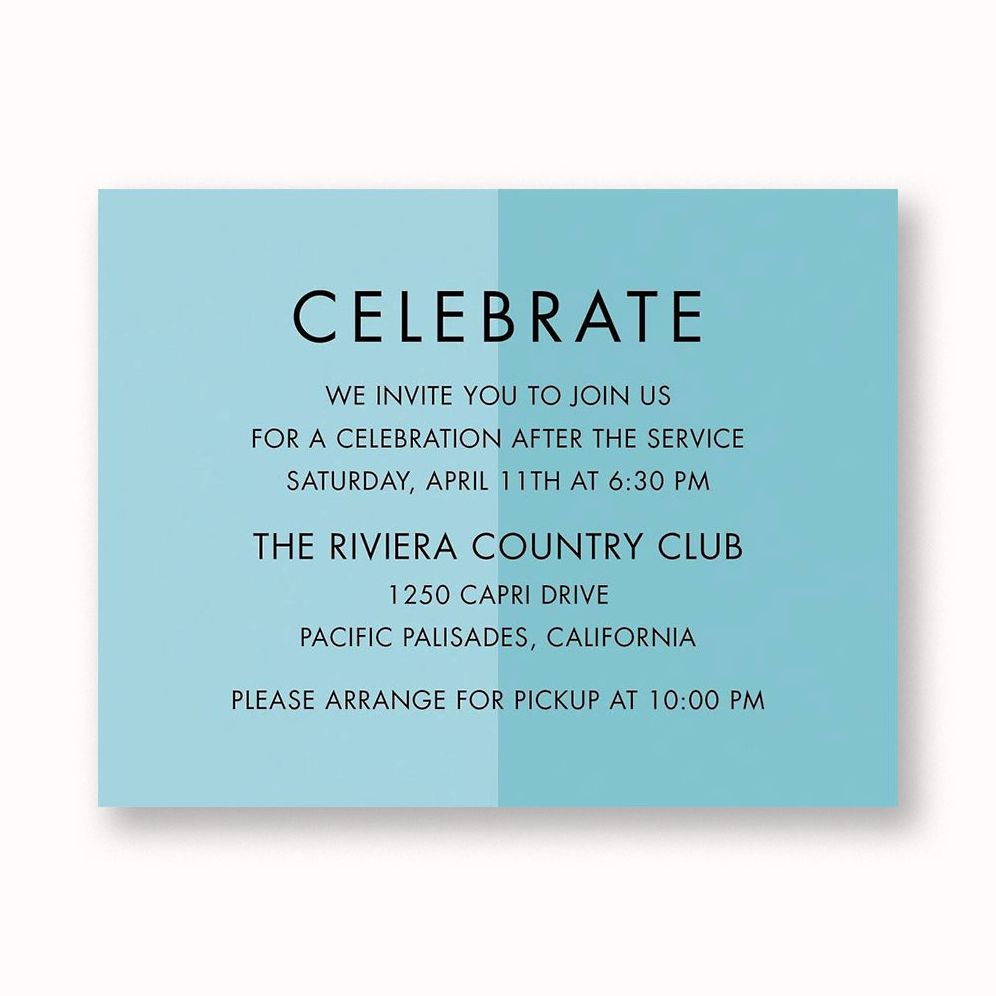 Split Tree Bar Mitzvah Information Card