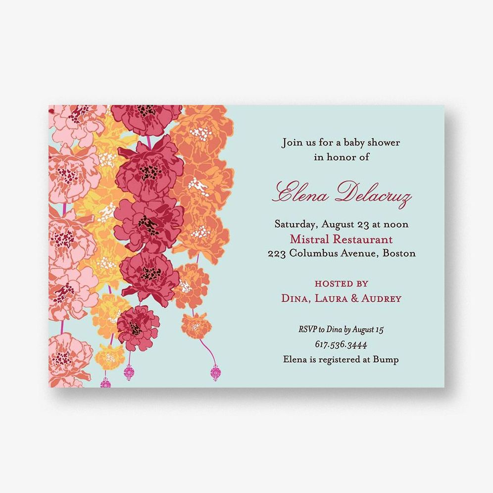 Marigolds Baby Shower Invitation | Paper Source, image size:996x996