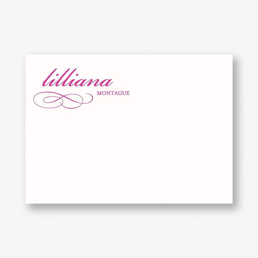 Script A6 Stationery
