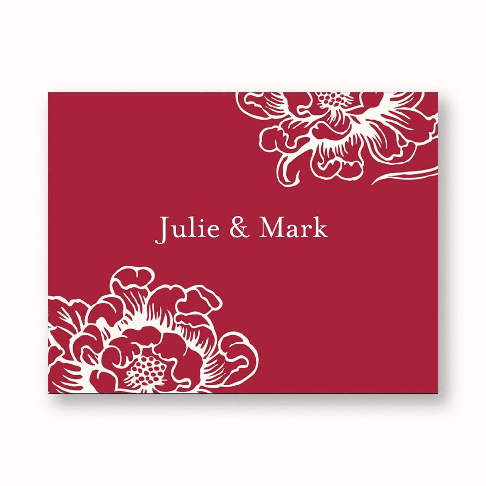 Cottage Blooms Color A2 Stationery