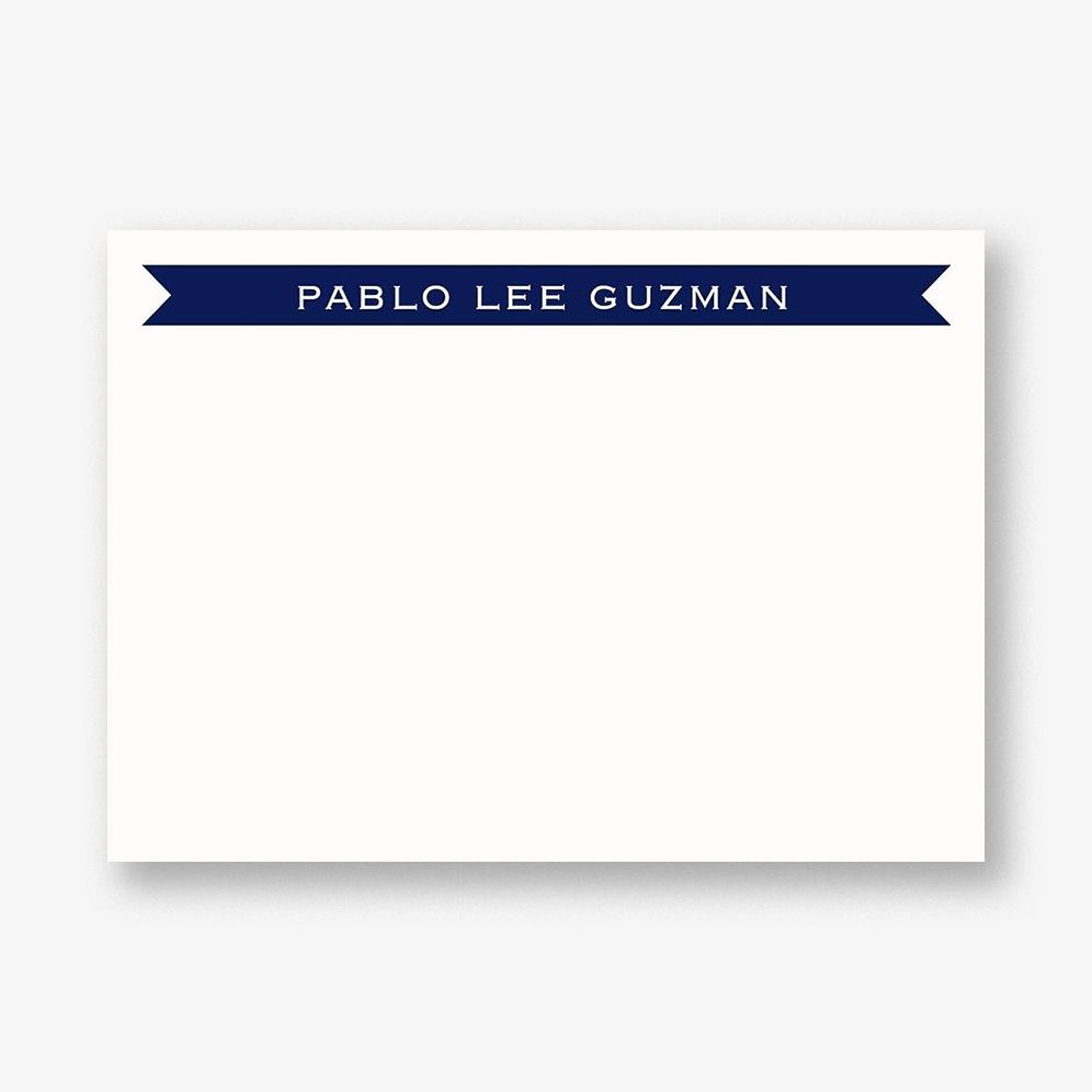 Color Banner A6 Stationery