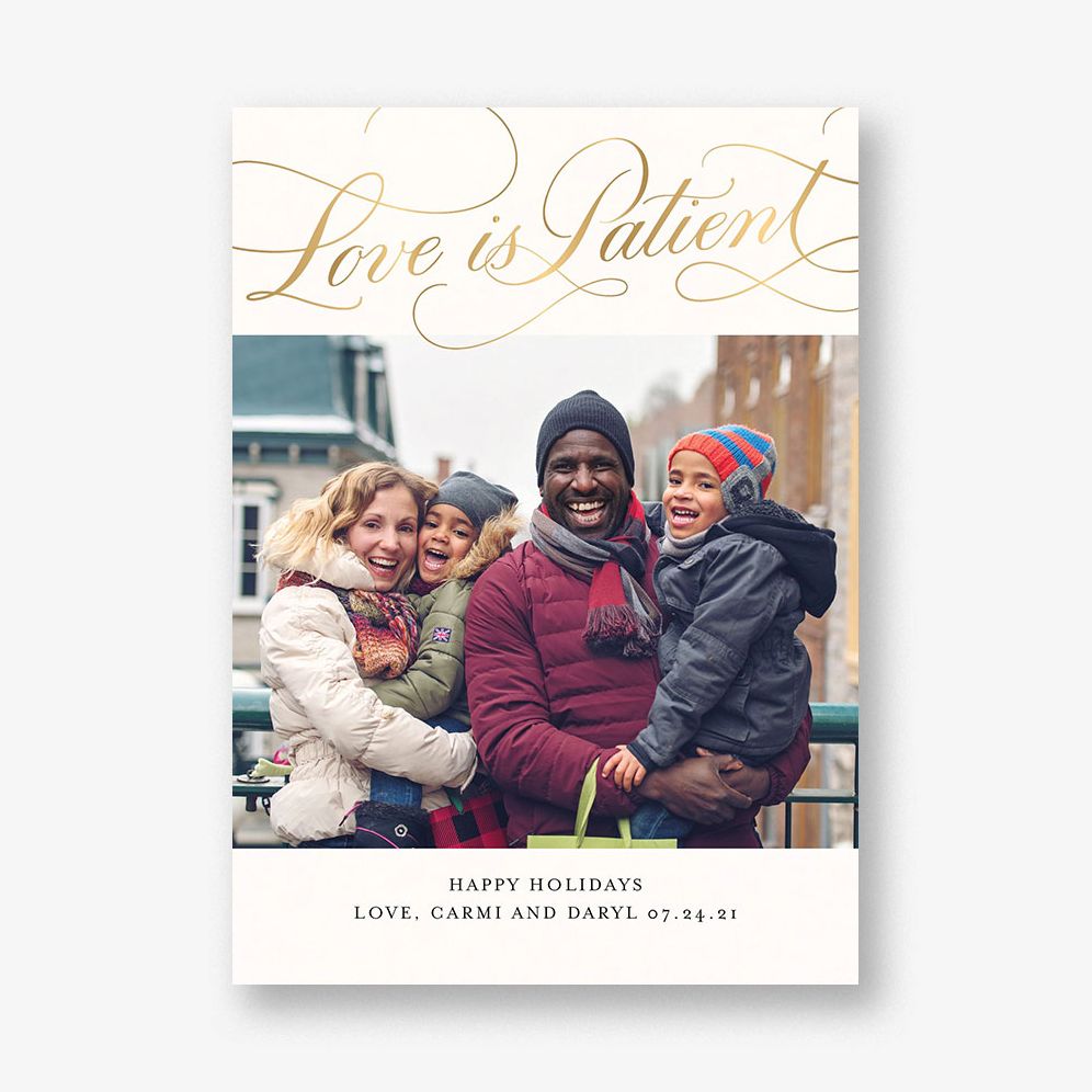 Patient Love Holiday Photo Card