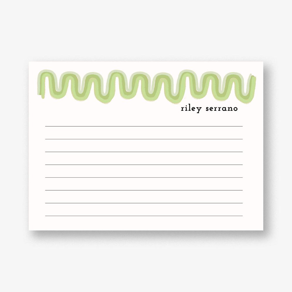 Doodle Wave Bright Stationery
