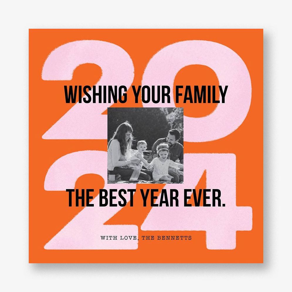 Lucky Us Holiday Photo Card