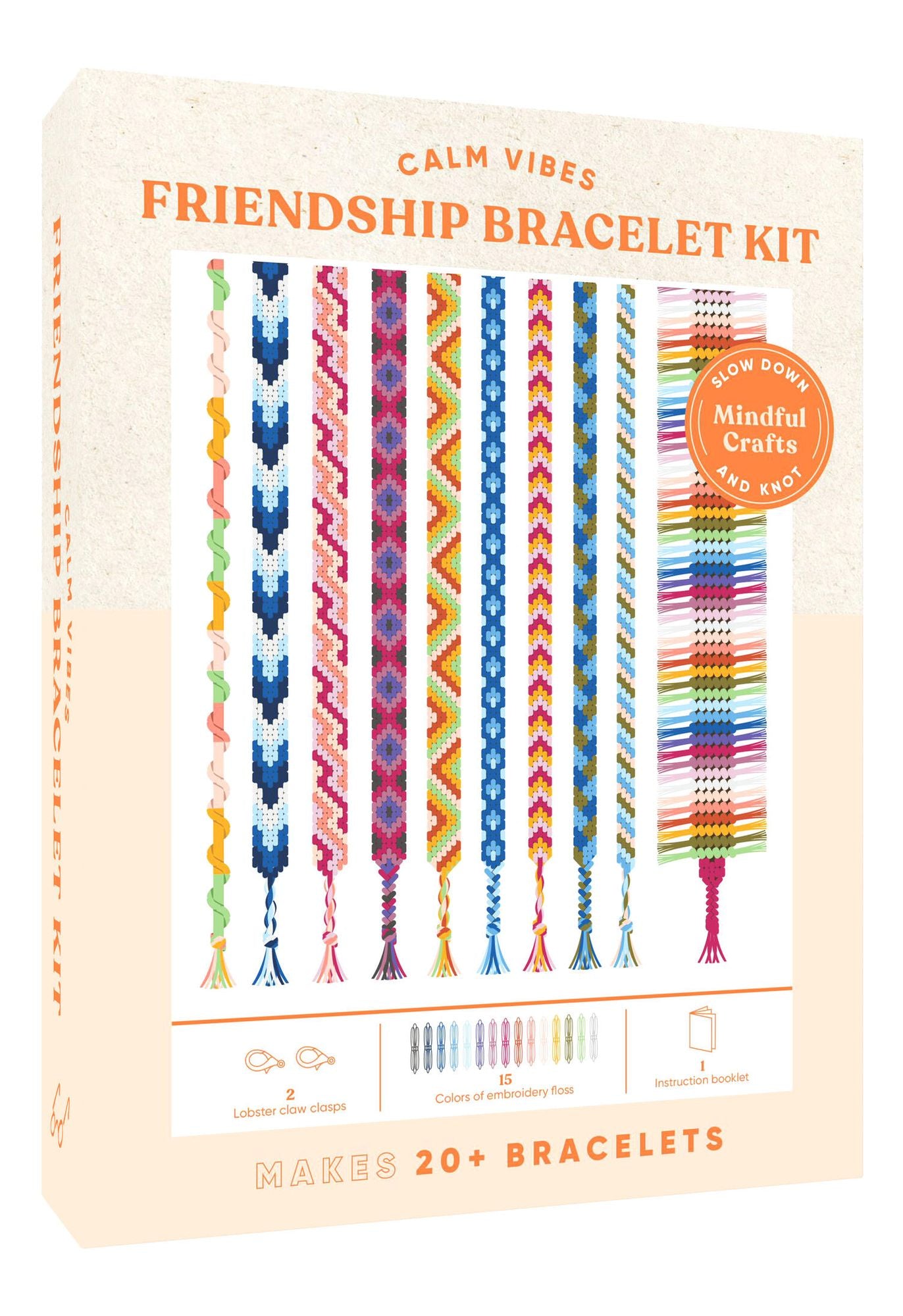Mindful Crafts: Calm Vibes Friendship Bracelet Kit Paper Source