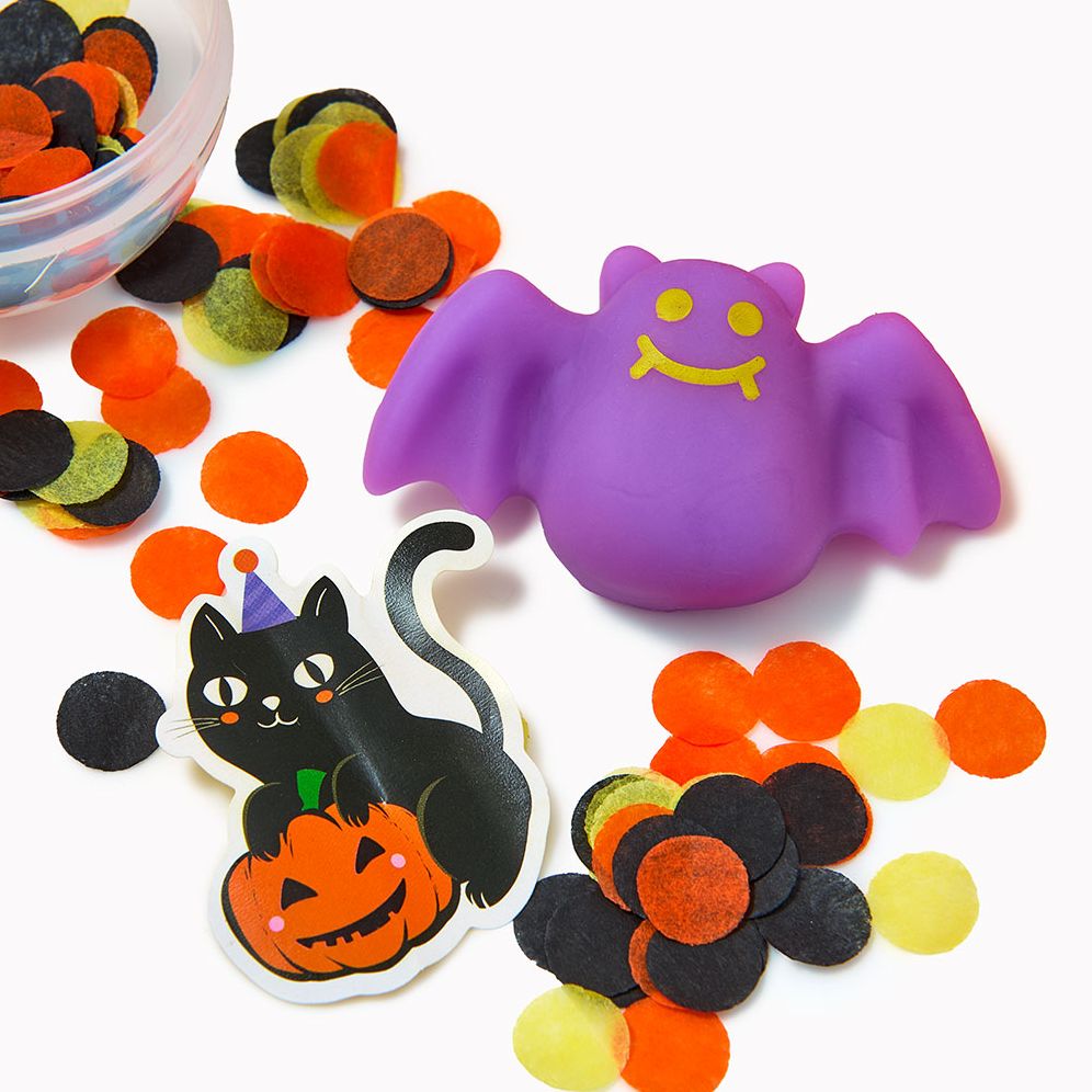 Halloween Cat and Pumpkin Surprise Balls Set of 4