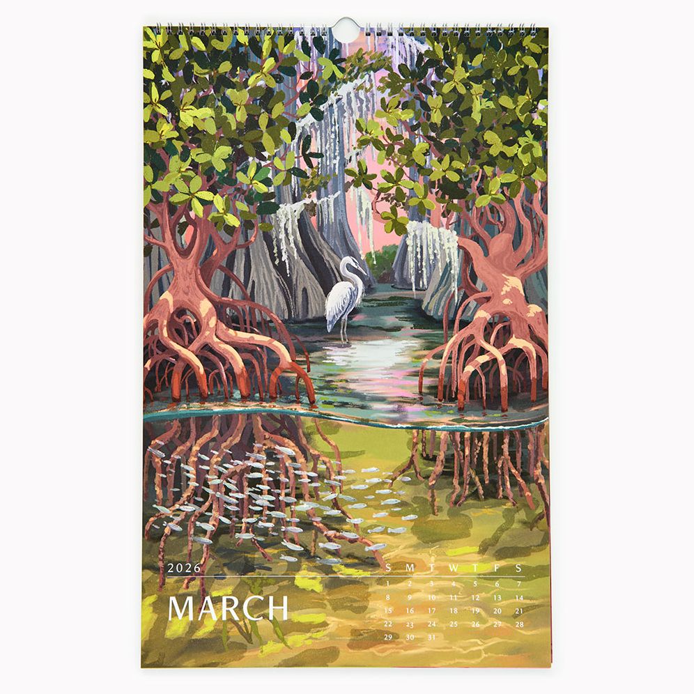 2026 Paper Source Wall Art Calendar
