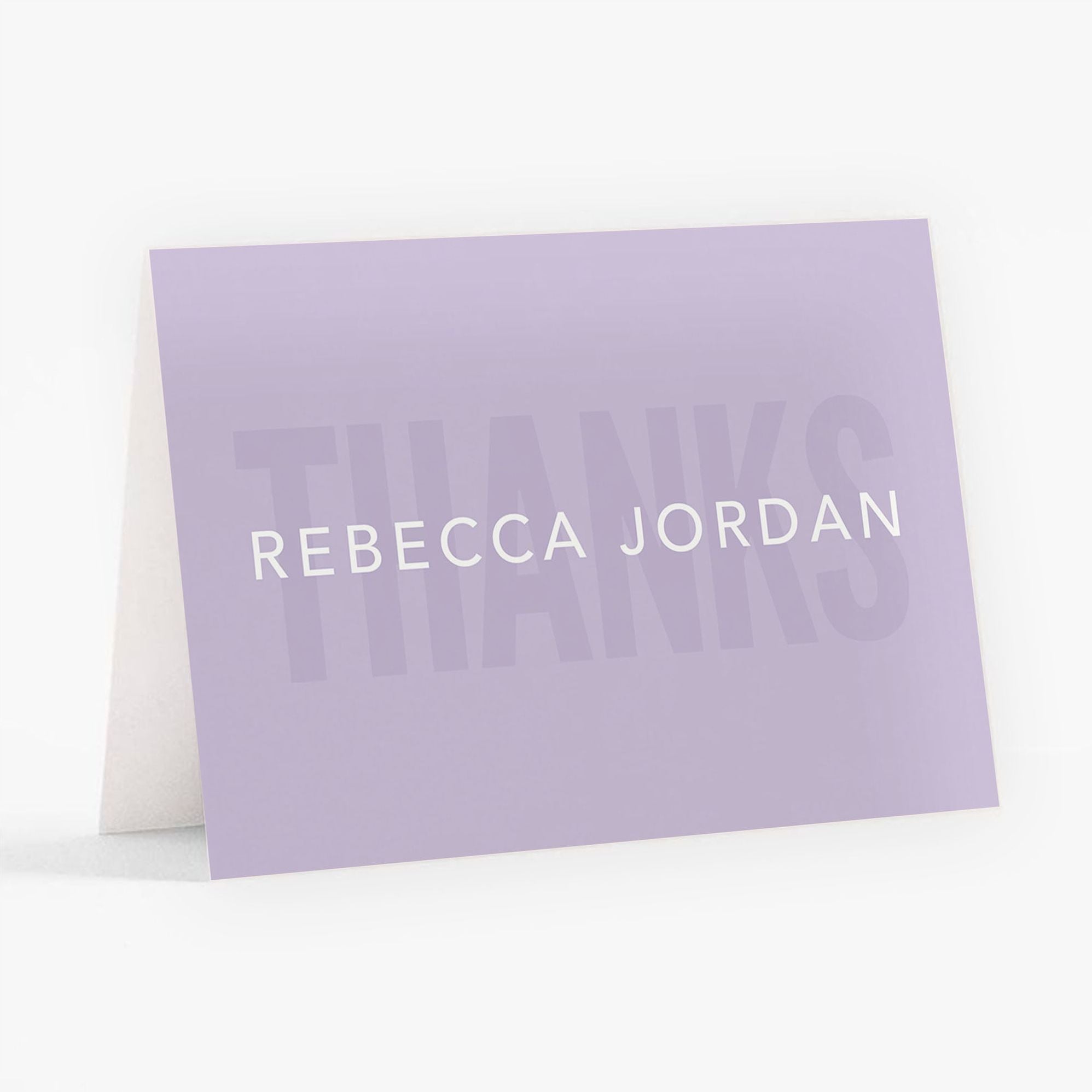 Stacked Type Bat Mitzvah Stationery
