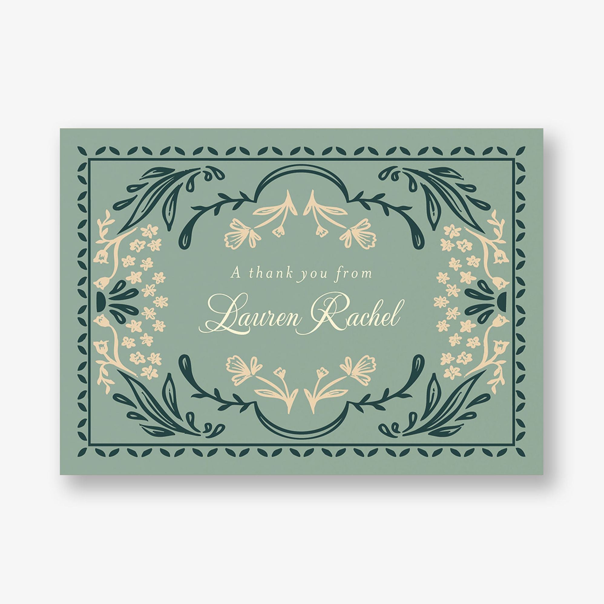 Folk Floral Bat Mitzvah Stationery