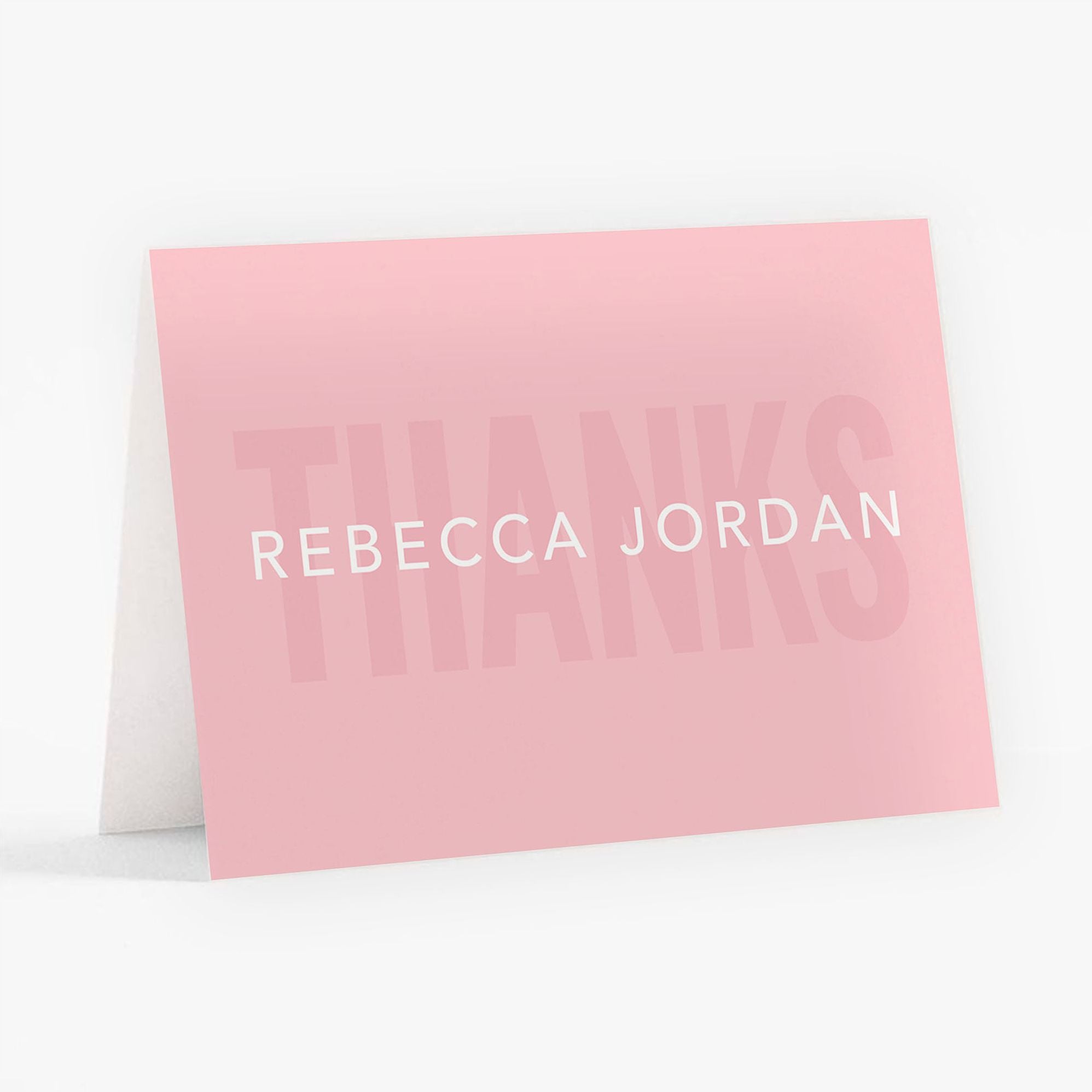 Stacked Type Bat Mitzvah Stationery