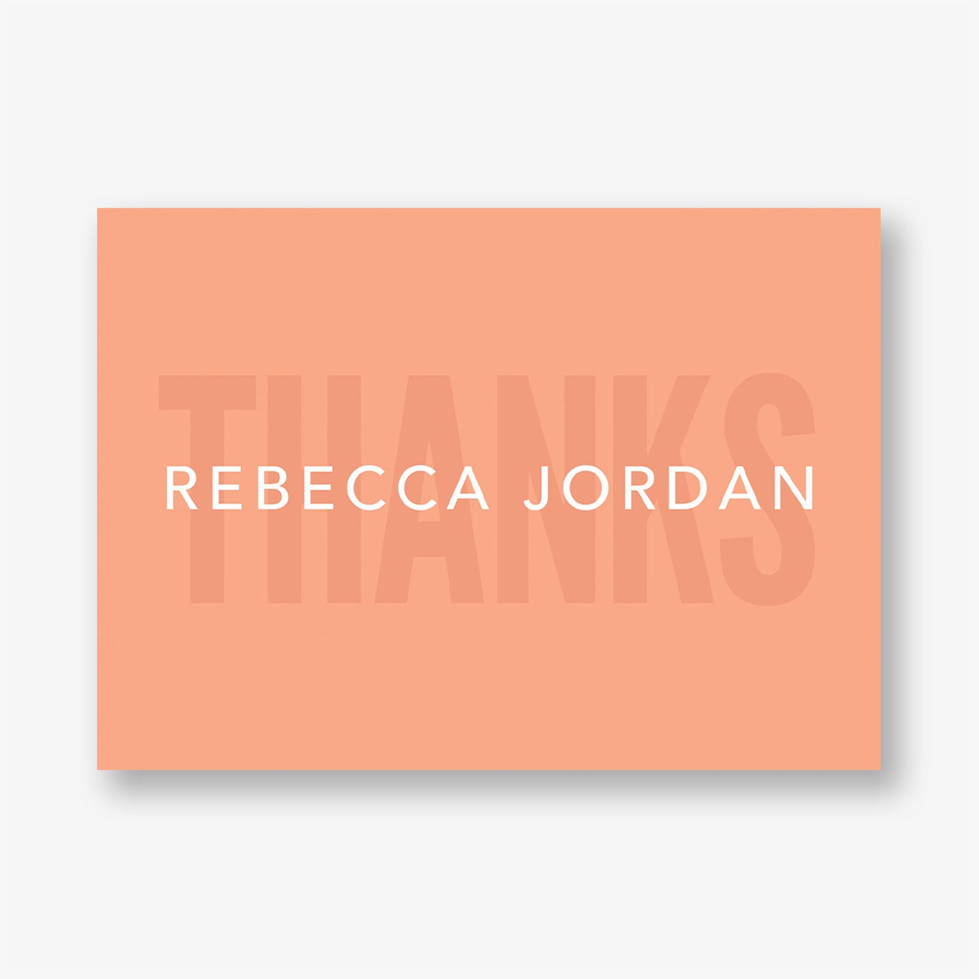 Stacked Type Bat Mitzvah Stationery