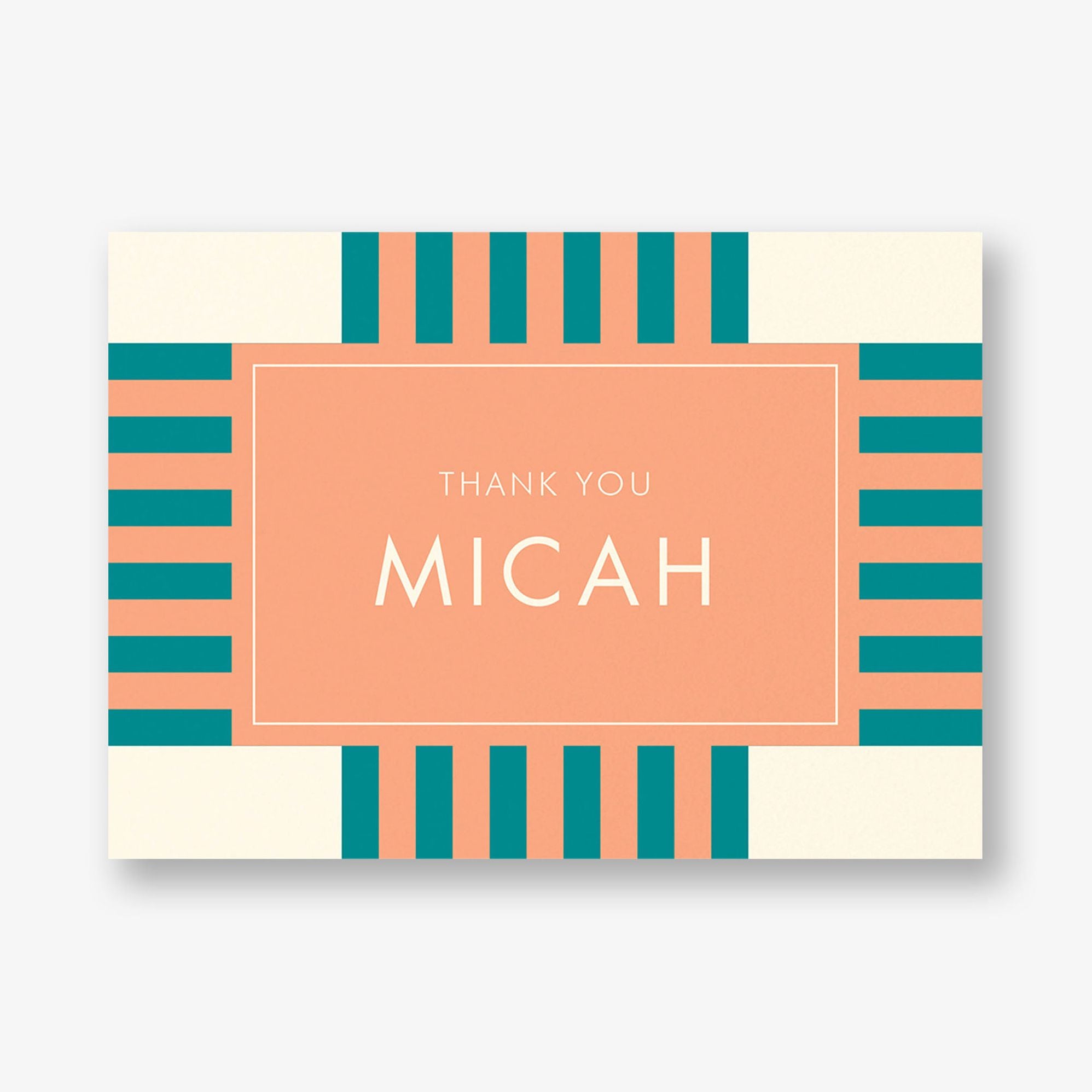 Striped Geo Bar Mitzvah Stationery