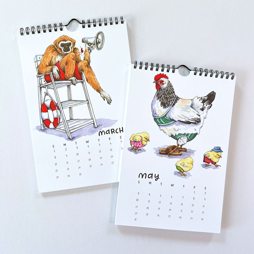 2026 Swimsuit Calendar by Paper Wilderness