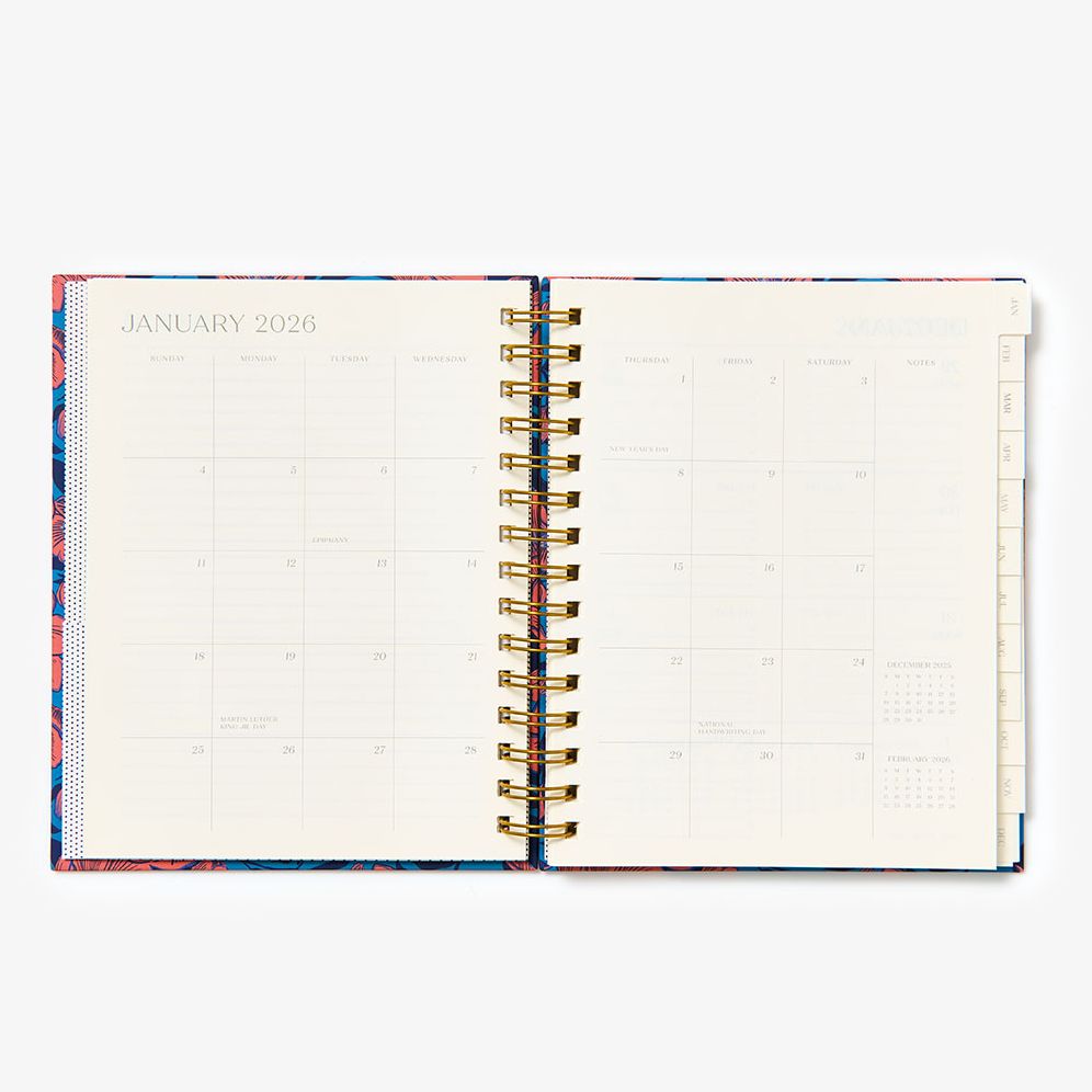 12-Month Bowtie Pasta Custom Planner