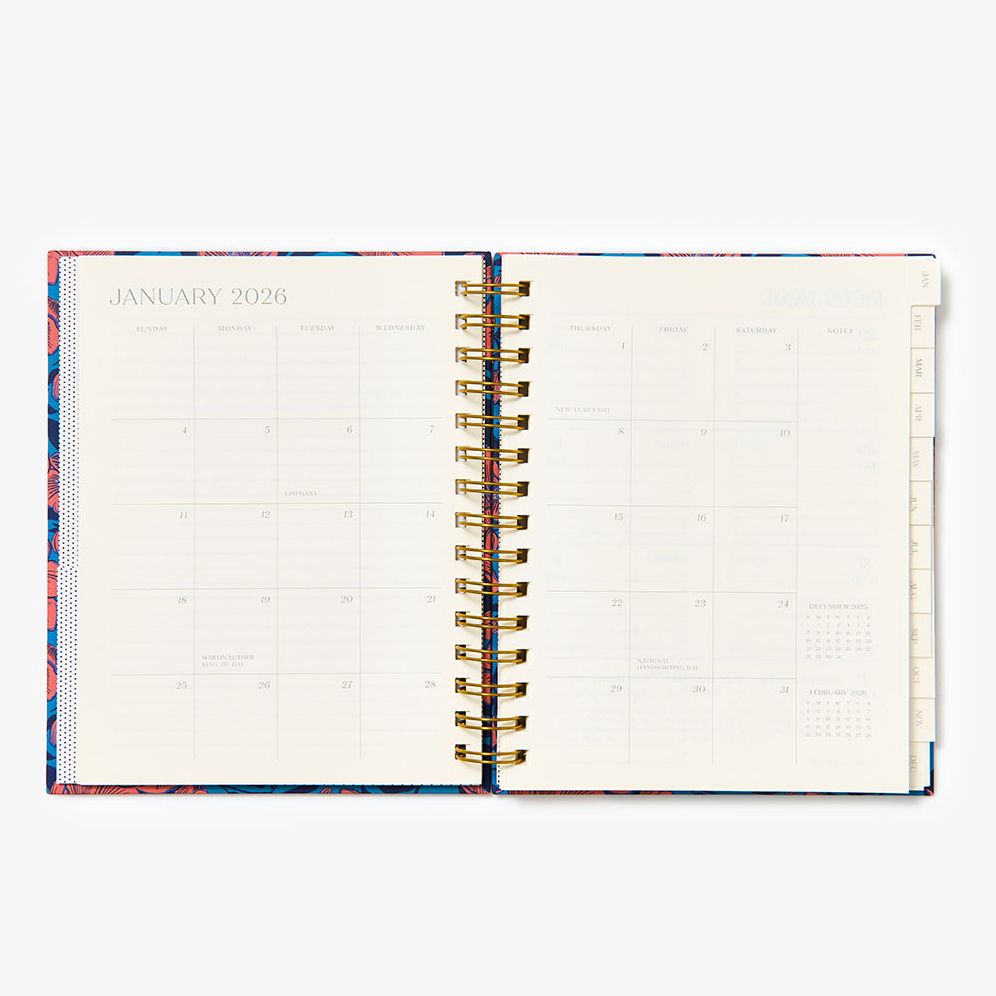 12-Month Bowtie Pasta Custom Planner