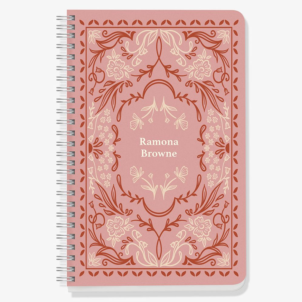 Folk Floral Custom Journal