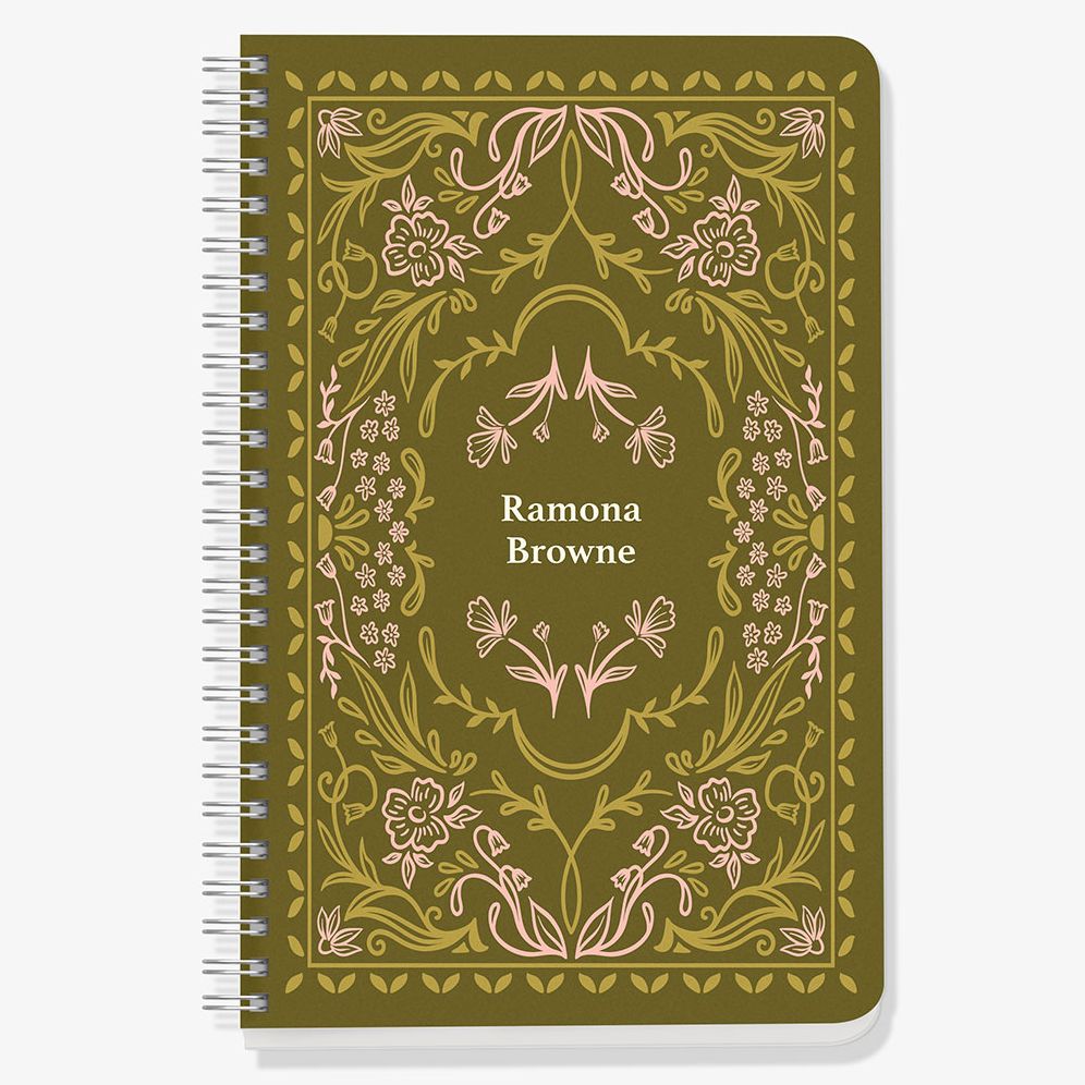 Folk Floral Custom Journal