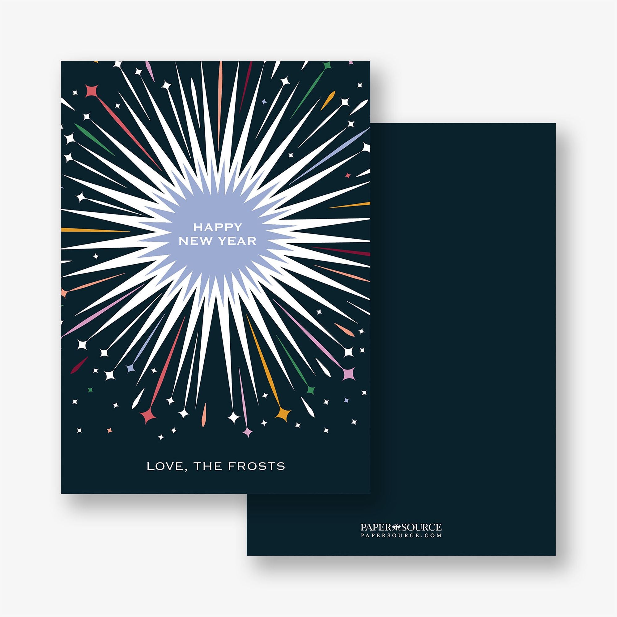 Vibrant Firework Holiday Card