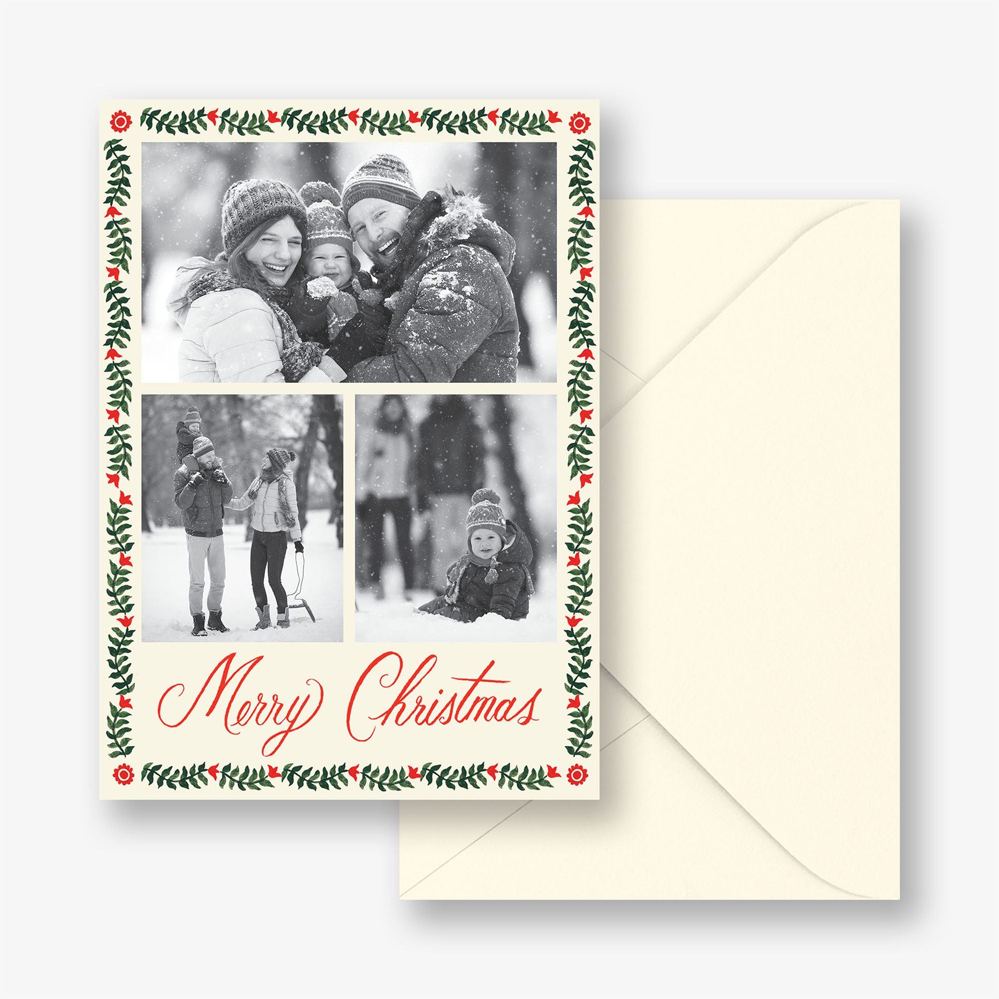 Christmastide Multi-Photo Holiday Photo Card