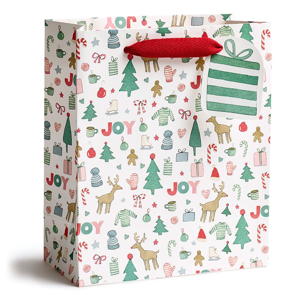 Merry Motif Medium Gift Bag
