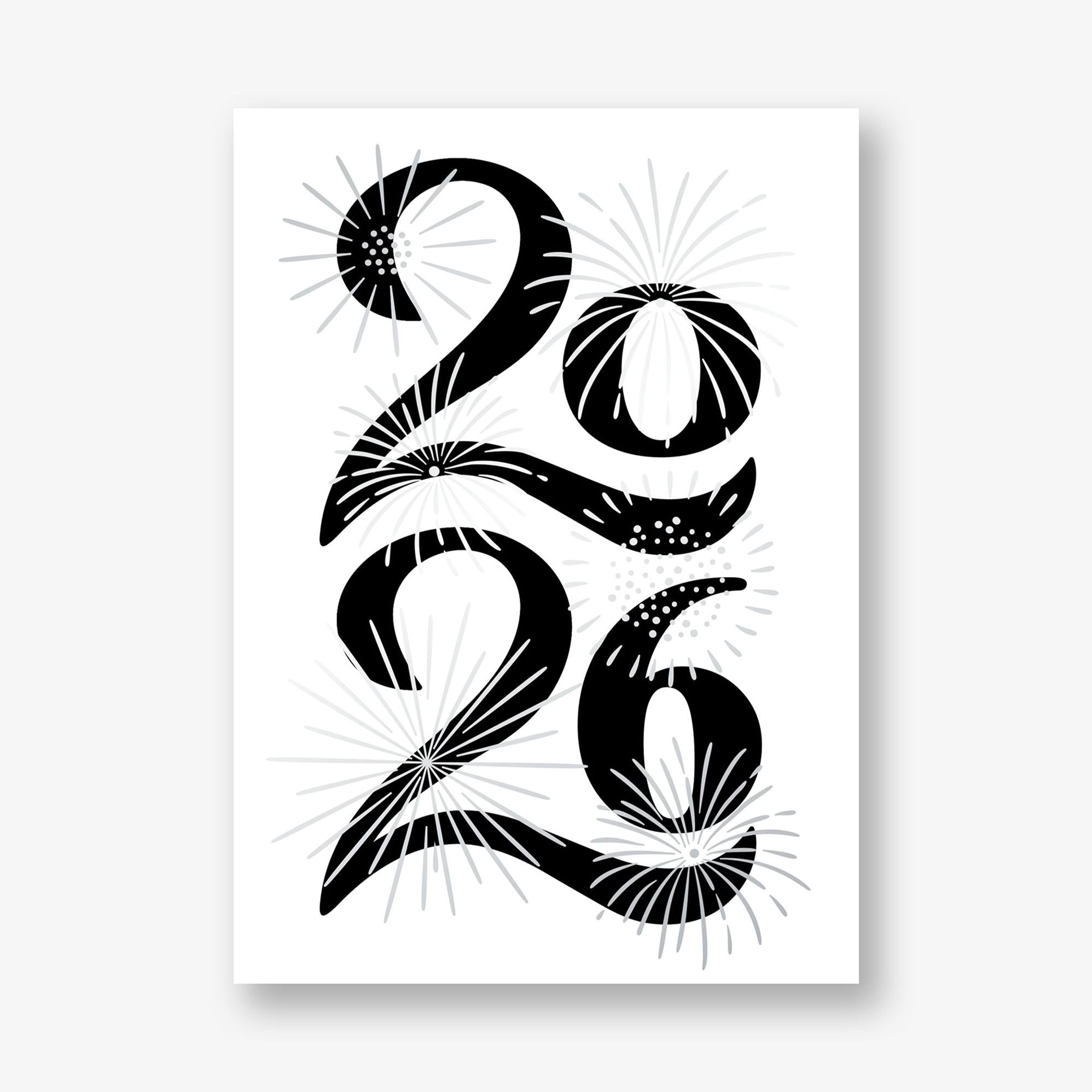Sparkling New Year Greeting Card