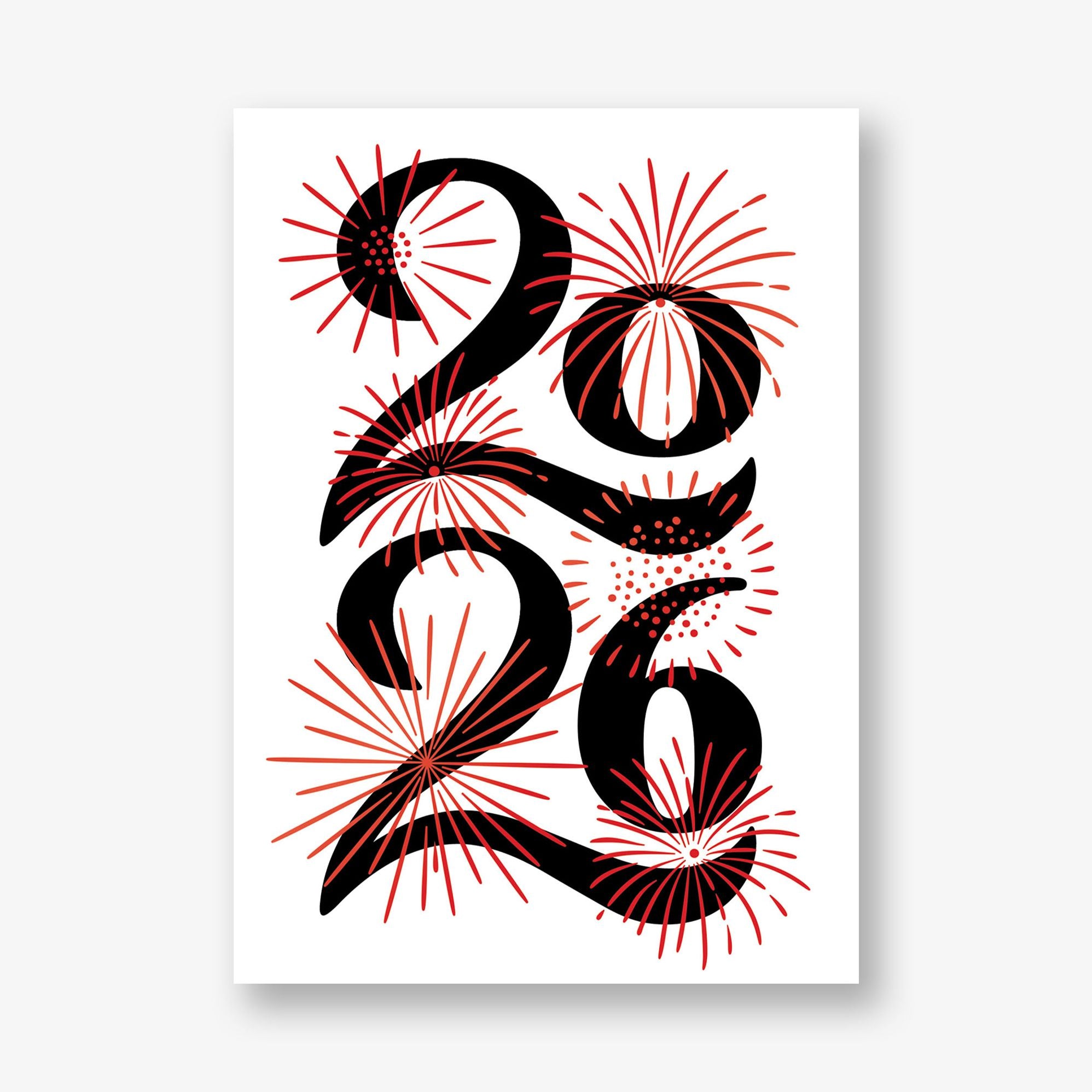 Sparkling New Year Greeting Card