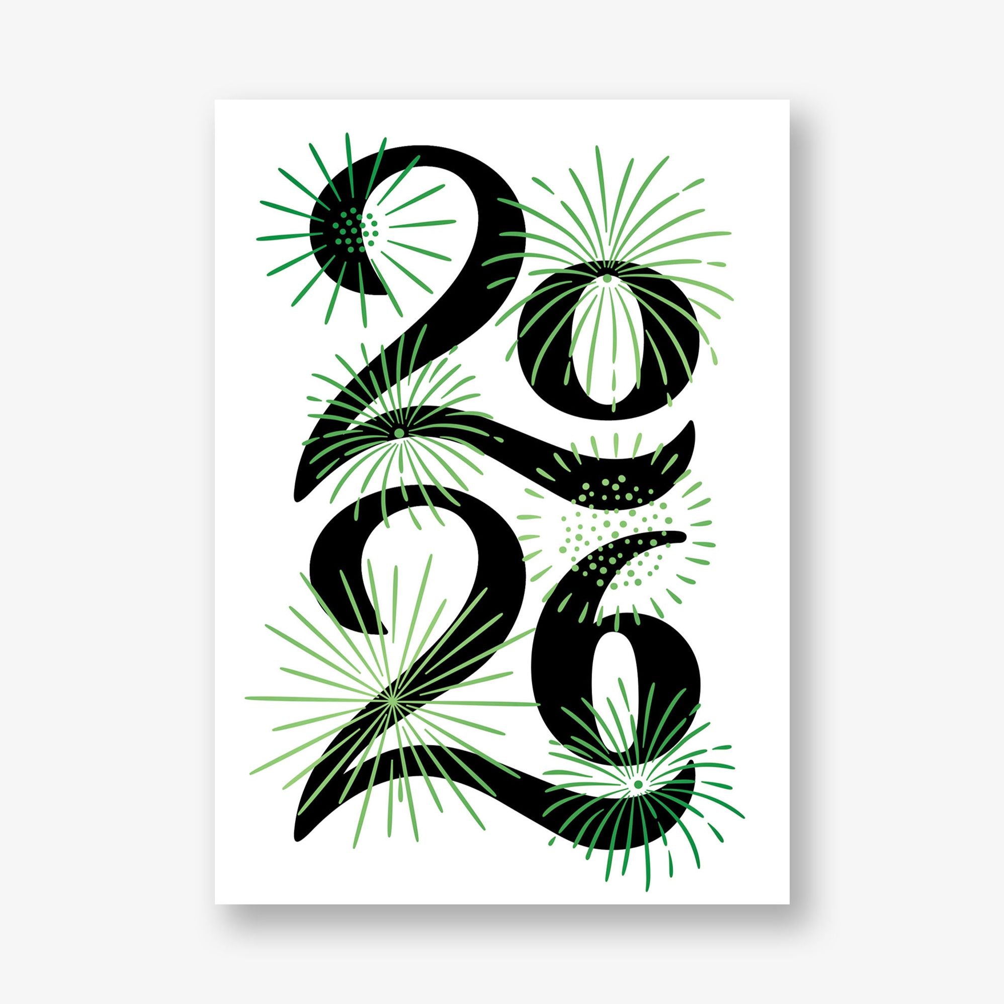 Sparkling New Year Greeting Card
