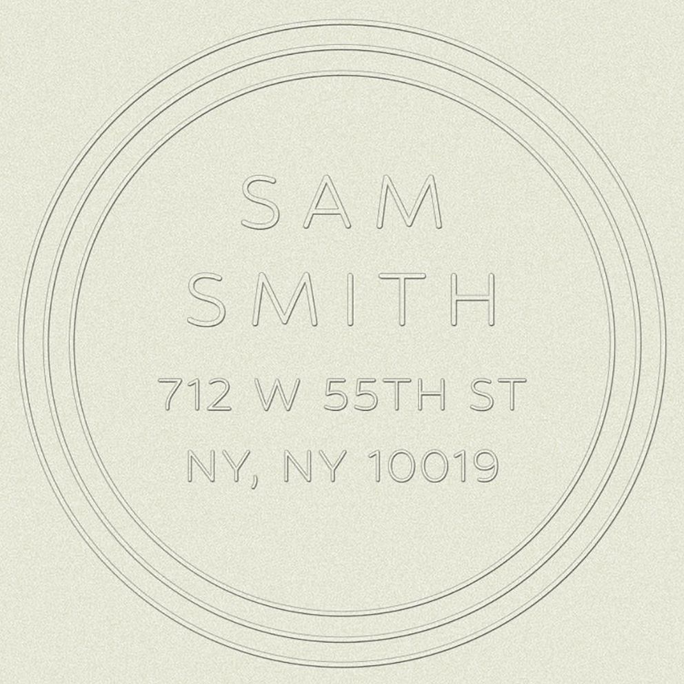 Triple Stripe Border Custom Embosser and Embossing Tool