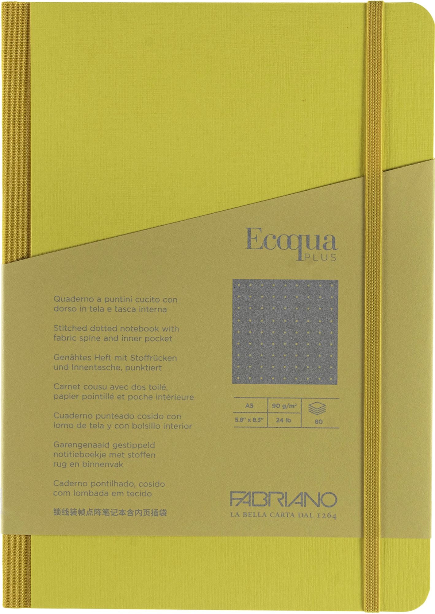 Yellow Dotted Ecoqua Plus Journal