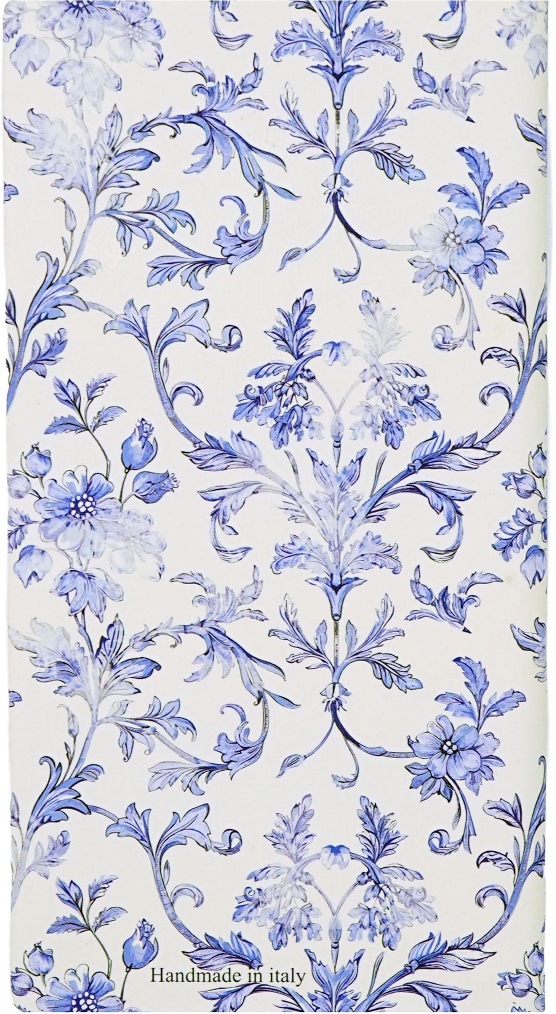 2027 Weekly Pocket Planner Blue Floral Design With Embossed Year