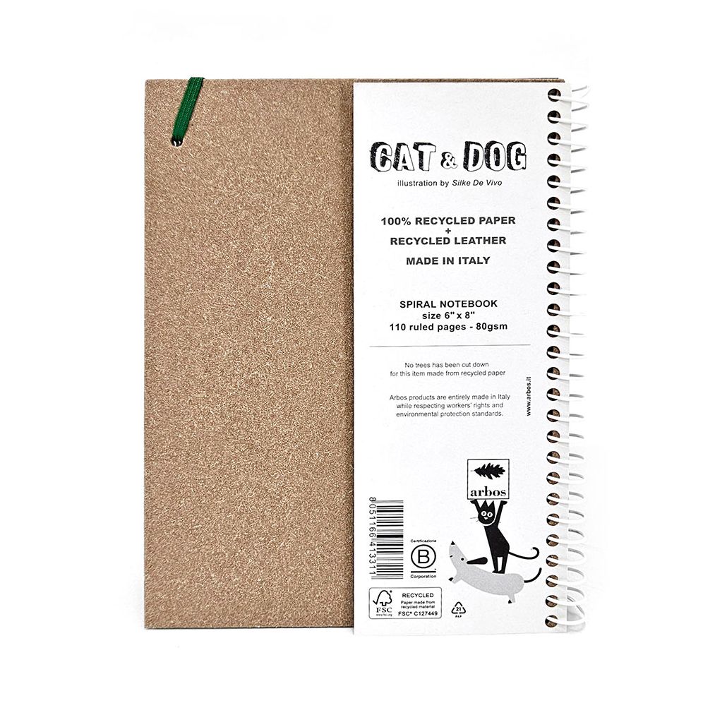 Spiral Cat and Dog Notebook - Exclusive