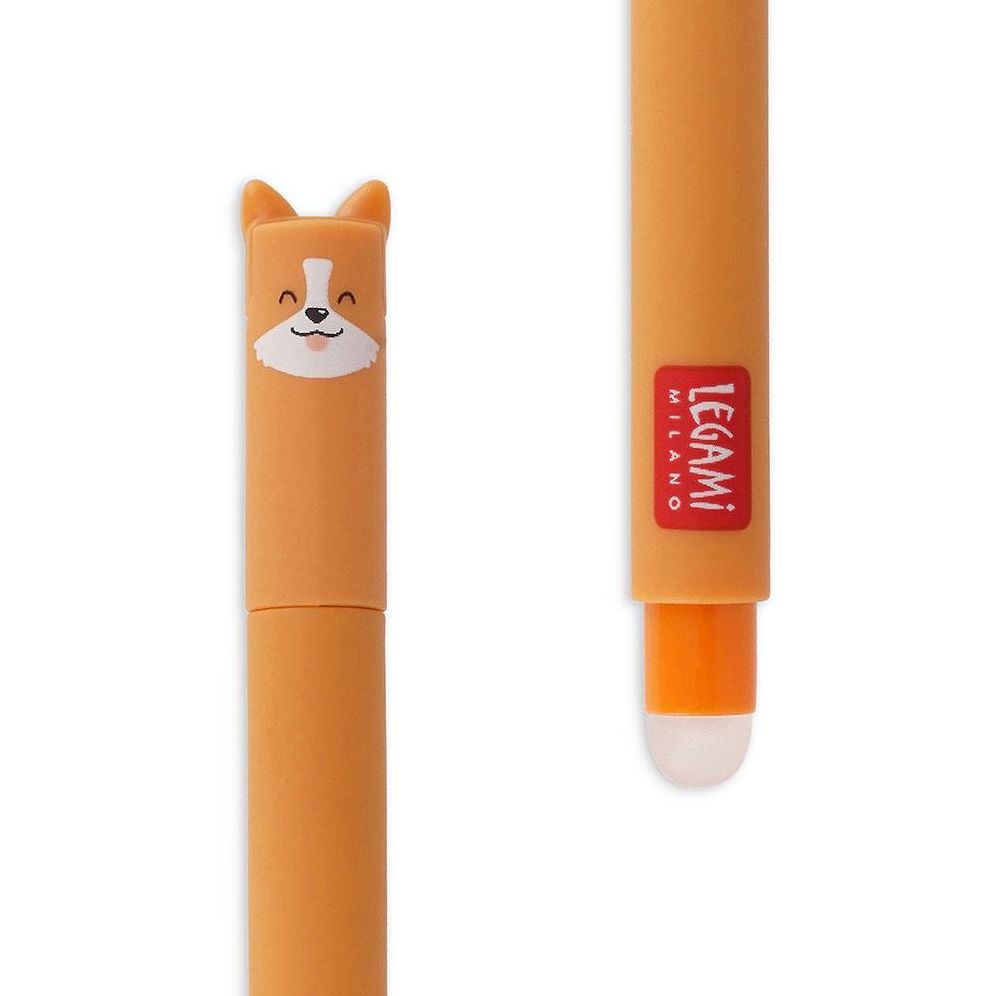 Corgi Erasable Gel Pen - Black Ink